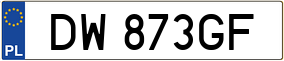 Truck License Plate